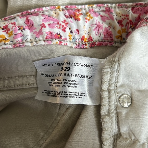 Vintage America Blues Tan Boyfriend Pants Missy Regular Button Zipper T13* - Picture 6 of 7